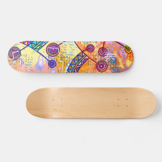Handtekening door EDDArt - Dream-schaal 1 Persoonlijk Skateboard (Horizontaal)