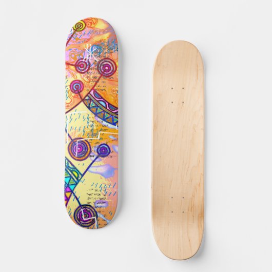 Handtekening door EDDArt - Dream-schaal 1 Persoonlijk Skateboard (Voorkant)