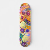 Handtekening door EDDArt - Dream-schaal 1 Persoonlijk Skateboard (Voorkant)