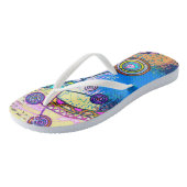 Handtekening door EDDArt - Dream-schaal 1 Teenslippers (Schuin)