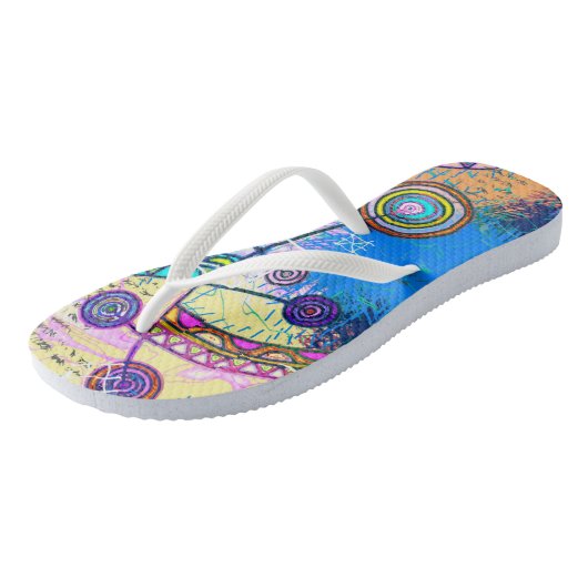 Handtekening door EDDArt - Dream-schaal 1 Teenslippers (Schuin)