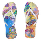 Handtekening door EDDArt - Dream-schaal 1 Teenslippers (Voetbed)