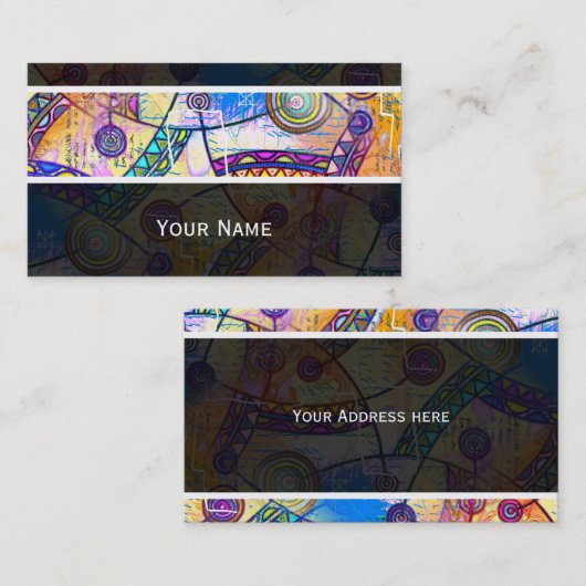 Handtekening door EDDArt - Dream-schaal 1 Visitekaartje (Voorkant / Achterkant)