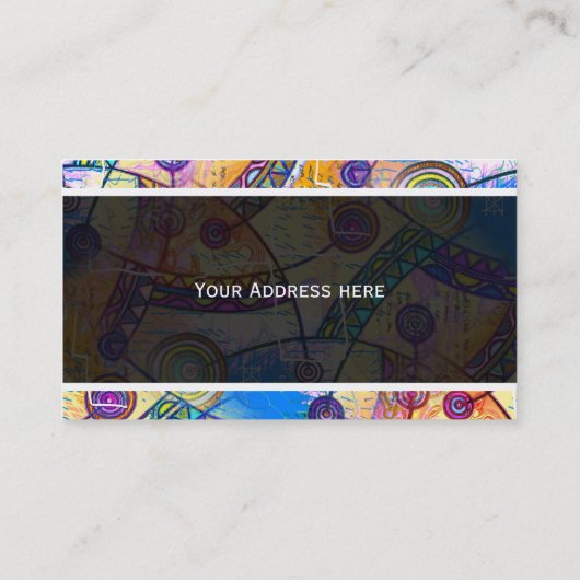 Handtekening door EDDArt - Dream-schaal 1 Visitekaartje (Achterkant)