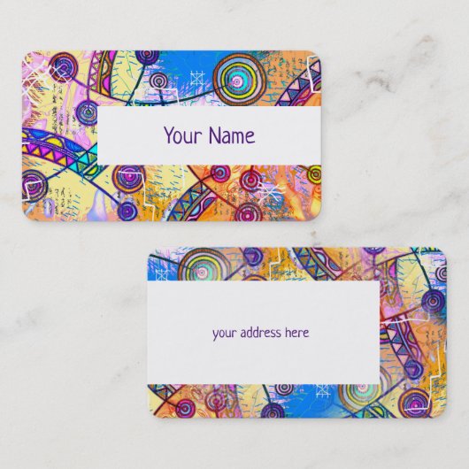 Handtekening door EDDArt - Dream-schaal 1 Visitekaartje (Voorkant / Achterkant)