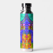 Handtekening door EDDArt - kom samen 2 Waterfles (Rechts)