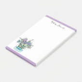 Handtekening Drawn Flowers Post-it® notes Sjabloon (Schuin)