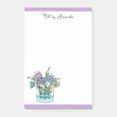 Handtekening Drawn Flowers Post-it® notes Sjabloon (Voorkant)