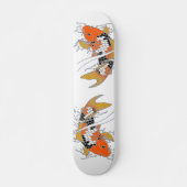 Handtekening Drawn Koi Skateboard Deck (Voorkant)