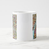 Handtekening Drawn Map van New York City Grote Koffiekop (Voorkant)