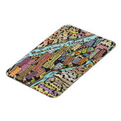 Handtekening Drawn Map van New York City Magneet (Linkerzijde)