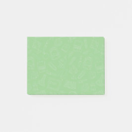 Handtekening Drawn School Supply Pattern Post-it® Notes