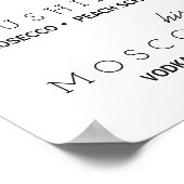 Handtekening Drink bruiloft Poster (Hoek)