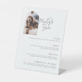 Handtekening Drink Pet Bar Menu Pedestal Sign Reclamebord Met Voetstuk (Voorkant)