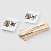 Handtekening drink scan QR-code voeg foto naam toe Handwaaier (Niet-gemonteerd)