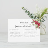 Handtekening Drinken Sjabloon tekenen (Staand voorkant)