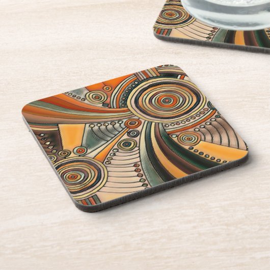 Handtekening EDDArt - Gedachtechten 1 Bier Onderzetter (Linkerzijde)