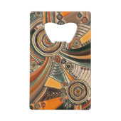 Handtekening EDDArt - Gedachtechten 1 Creditkaart Flessenopener (Voorkant)