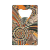 Handtekening EDDArt - Gedachtechten 1 Creditkaart Flessenopener (Achterkant)