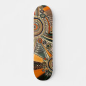Handtekening EDDArt - Gedachtechten 1 Persoonlijk Skateboard (Voorkant)