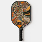Handtekening EDDArt - Gedachtechten 1 Pickleball Paddle (Achterkant)