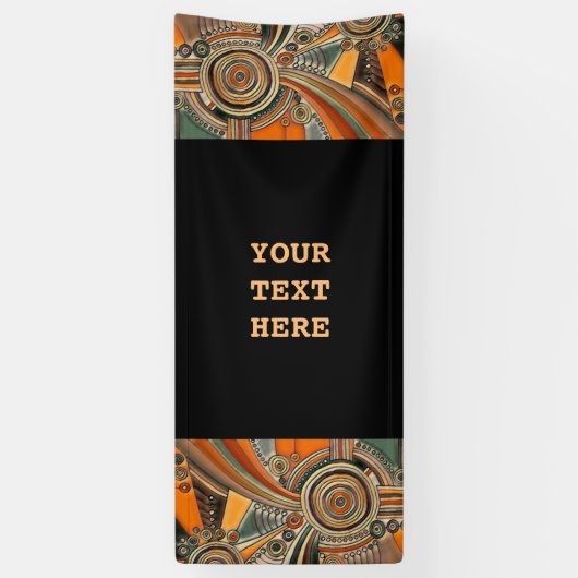 Handtekening EDDArt - Gedachtechten 1 Spandoek (Verticaal)