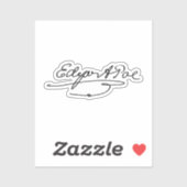 Handtekening Edgar Allan Poe Sticker (Vel)