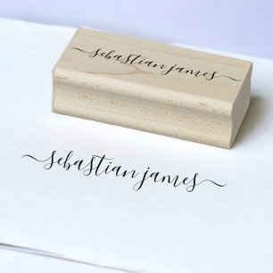 Handtekening Elegant gepersonaliseerd Rubberstempel