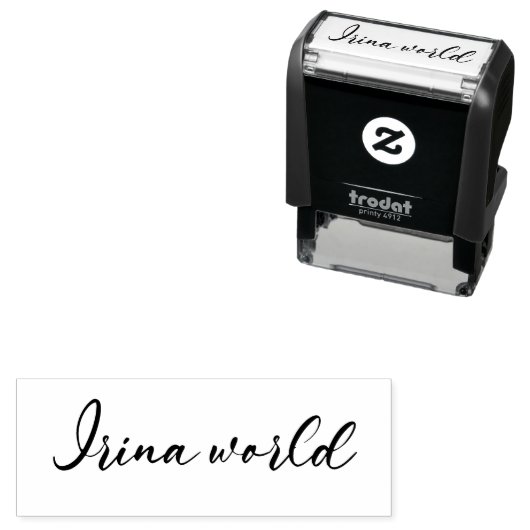Handtekening Elegant Self Inking Stamps Zelfinktende Stempel (In situ)