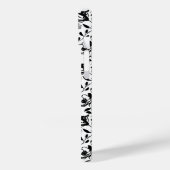 Handtekening Floral Black en White Hoesje (Achterkant / Links)