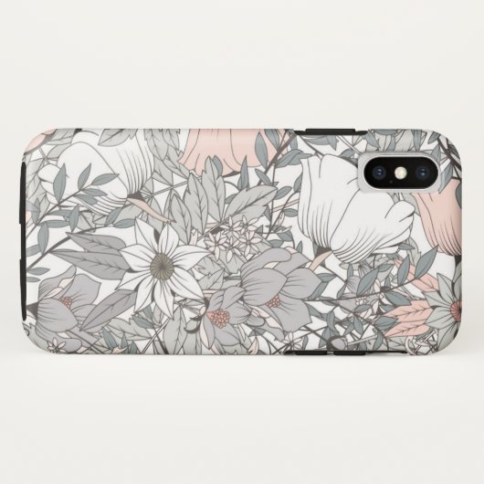 Handtekening Floral ontwerp Case-Mate iPhone Case (Achterkant (horizontaal))