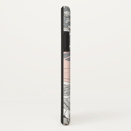 Handtekening Floral ontwerp Case-Mate iPhone Case (Achterkant / rechts)