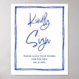 Handtekening Frans Blauw Kindly Sign Guestbook Poster