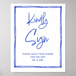 Handtekening Frans Blauw Kindly Sign Guestbook Poster