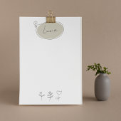 Handtekening Gedroogde Post-it® notes Sjabloon