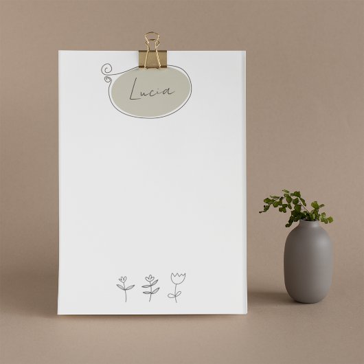 Handtekening Gedroogde Post-it® notes Sjabloon