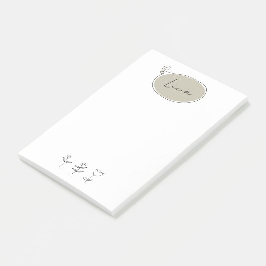 Handtekening Gedroogde Post-it® notes Sjabloon (Schuin)