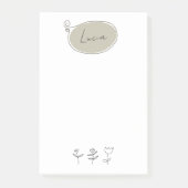 Handtekening Gedroogde Post-it® notes Sjabloon (Voorkant)