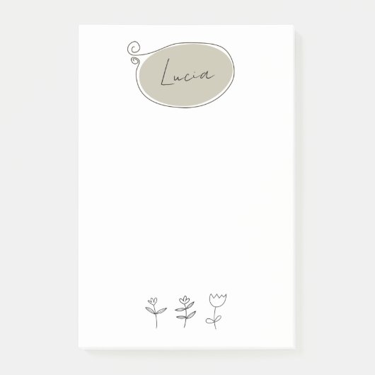 Handtekening Gedroogde Post-it® notes Sjabloon (Voorkant)