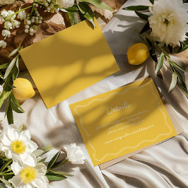 Handtekening  geel Handschrift Details Informatiekaartje