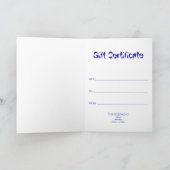 Handtekening gemaakt door EDDArt - Blah Blah Blah Kaart (Binnen)