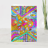 Handtekening gemaakt door EDDArt - Blah Blah Blah Kaart (Achterkant)