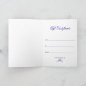 Handtekening gemaakt door EDDArt - Blah Blah Blah Kaart (Binnen)