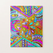 Handtekening gemaakt door EDDArt - Blah Blah Blah Legpuzzel (Verticaal)