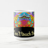 Handtekening gemaakt door EDDArt - Blah Blah Blah  Magische Mok (Midden)