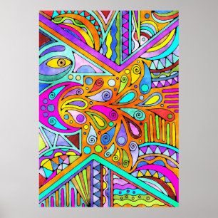 Handtekening gemaakt door EDDArt - Blah Blah Blah  Poster