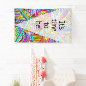 Handtekening gemaakt door EDDArt - Blah Blah Blah  Spandoek (Insitu)