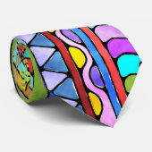 Handtekening gemaakt door EDDArt - Blah Blah Blah Stropdas (Opgerold)