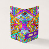 Handtekening gemaakt door EDDArt - Blah Blah Blah Visitekaartje (Buitenkant)