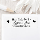 Handtekening gemaakt door handtekening, aangepast etiket (Insitu)